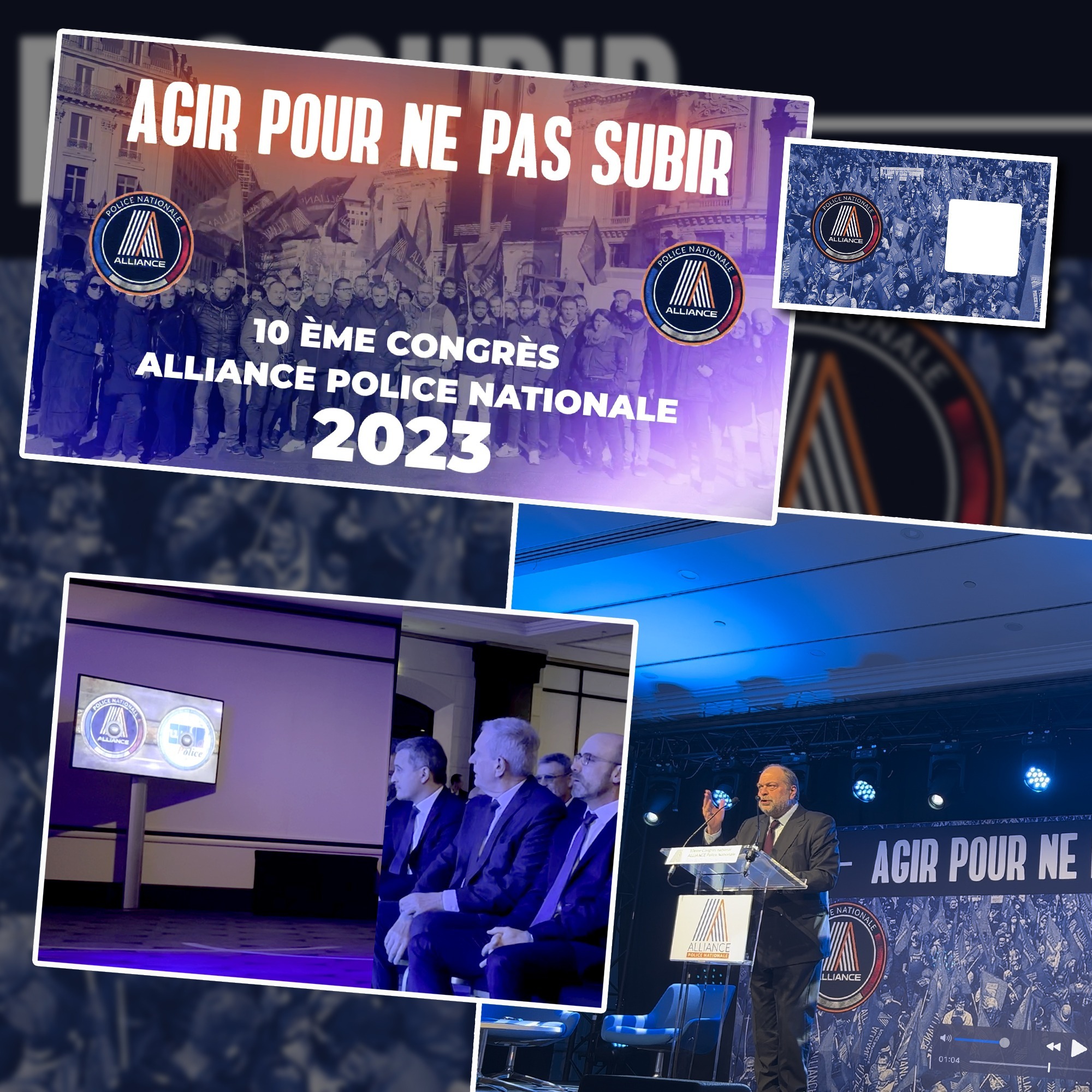 Cosmographics – Visuels congrès 2023 Alliance Police Nationale