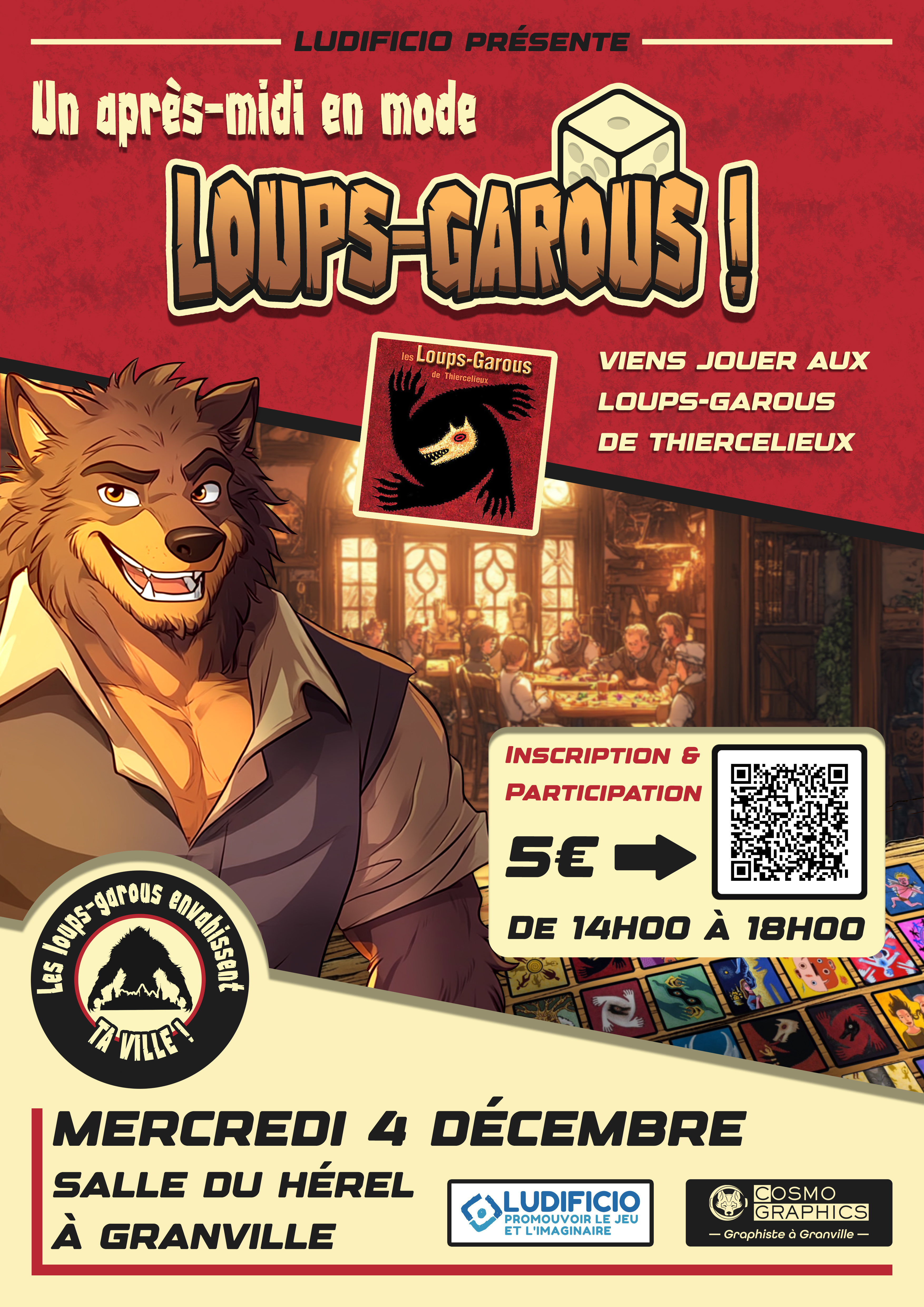 Campagne de communication – “Un après-midi en mode Loups-Garous” à Granville
